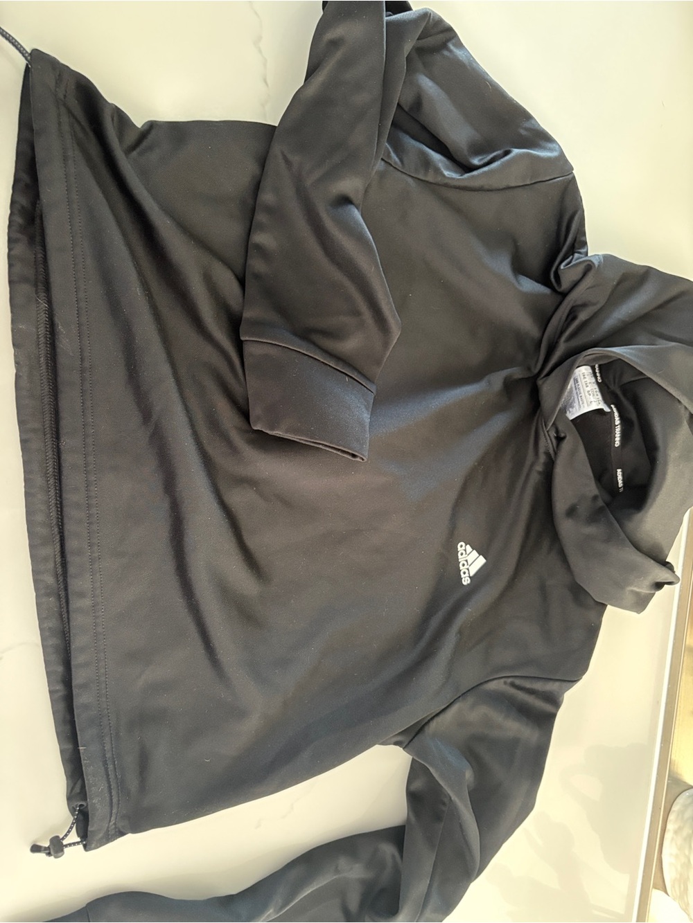 adidas Black Performance Pullover Jacket